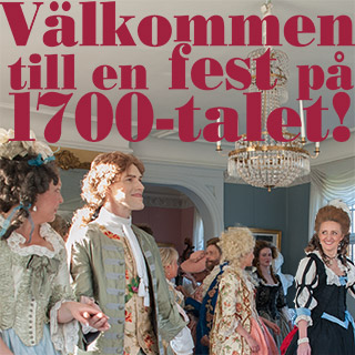 Välkommen till en fest på 1700-talet!